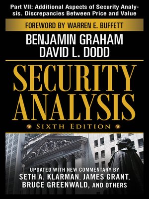 cover image of Additional Aspects of Security Analysis. Discrepencies Between Price and Value